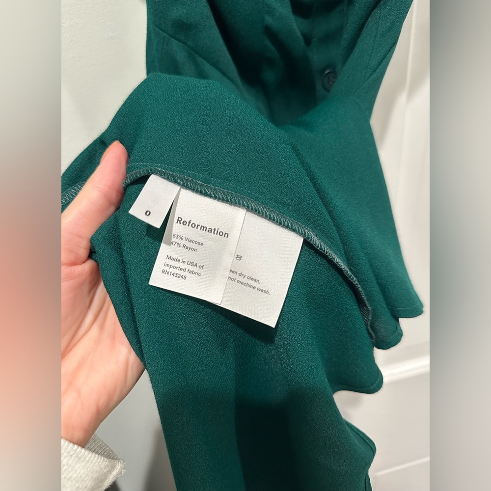 Reformation Persimmon Dress in green - Picture 7 of 7